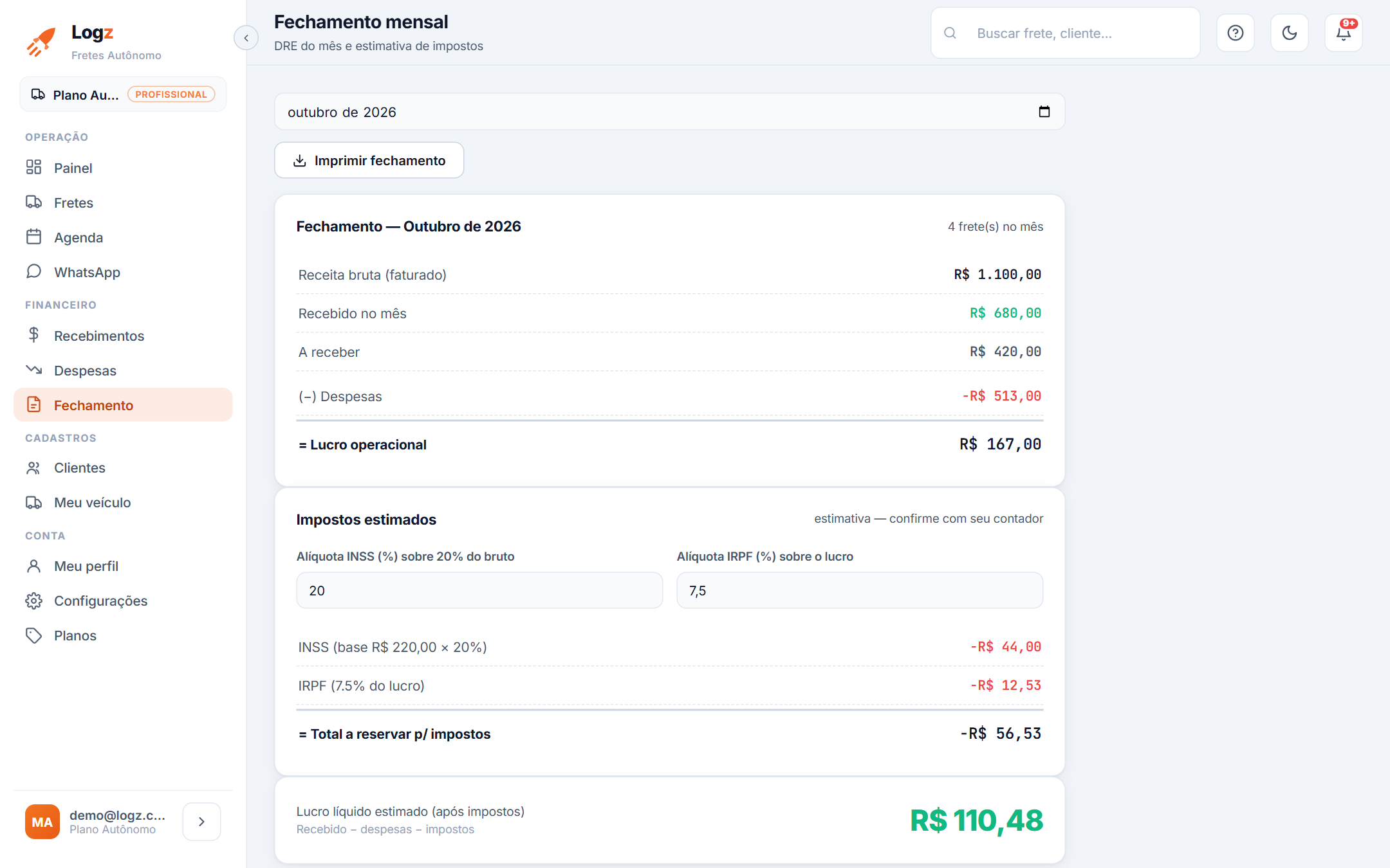 Fechamento