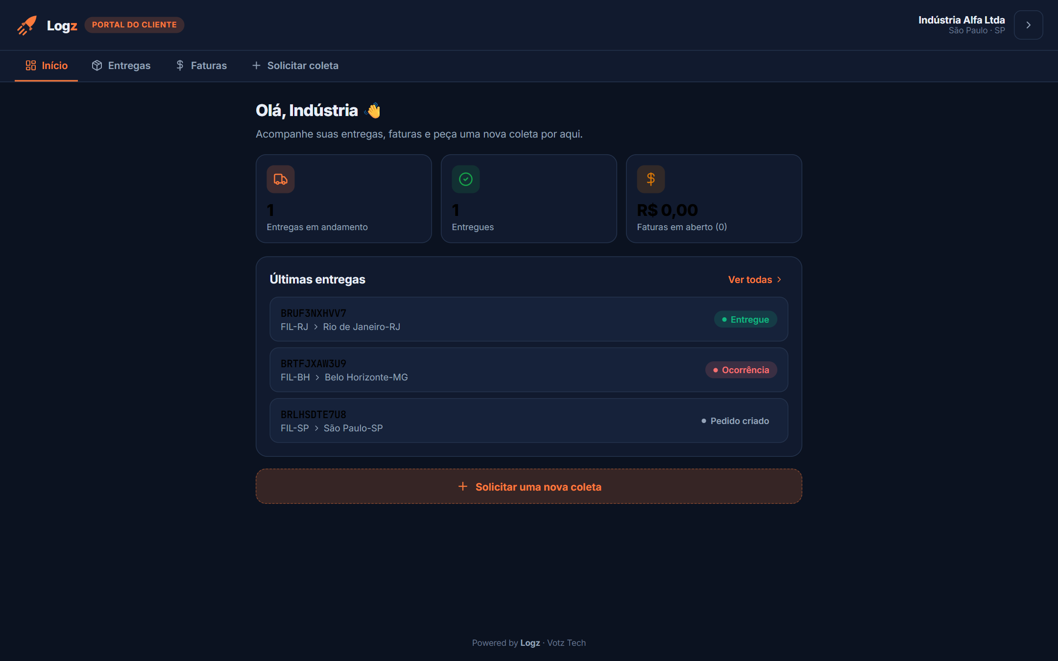 Portal do cliente